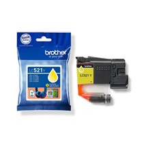Brother LC521Y - Gul - original - pillow pack - bläckpatron