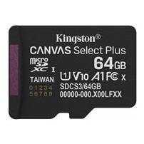 Kingston Canvas Select Plus - Flash-minneskort - 64 GB - A1