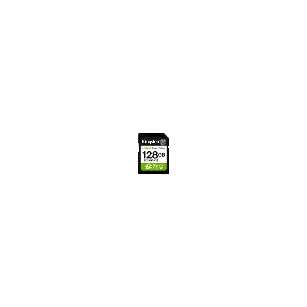 Kingston Canvas Select Plus - Flash-minneskort - 128 GB -