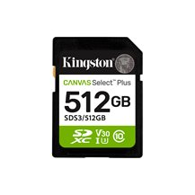 Kingston Canvas Select Plus - Flash-minneskort - 512 GB -