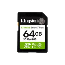 Kingston Canvas Select Plus - Flash-minneskort - 64 GB -