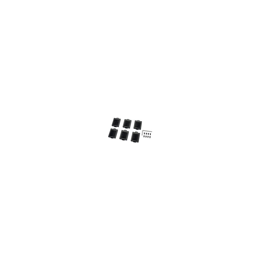 APC - Panel med rektangulär kabelgenomgång - för NetShelter
