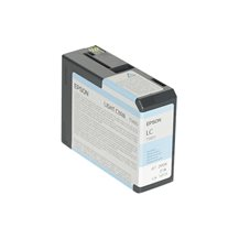 Epson T5805 - 80 ml - ljus cyan - original - bläckpatron -