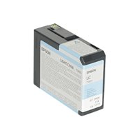 Epson T5805 - 80 ml - ljus cyan - original - bläckpatron -