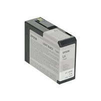 Epson T580 - 80 ml - gråsvart - original - bläckpatron -