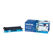 Brother TN135C - Lång livslängd - cyan - original -