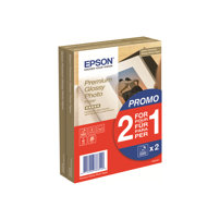 Epson Premium Glossy Photo Paper BOGOF - Blank - 100 x 150