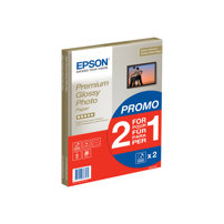 Epson Premium Glossy Photo Paper BOGOF - Blank - A4 (210 x