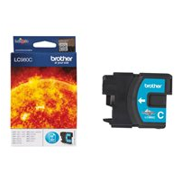 Brother LC980C - Cyan - original - bläckpatron - för