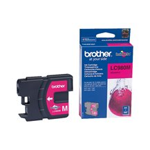 Brother LC980M - Magenta - original - bläckpatron - för