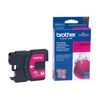 Brother LC980M - Magenta - original - bläckpatron - för