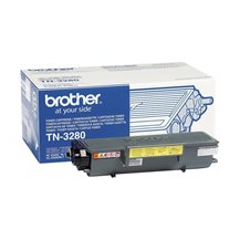 Brother TN3280 - Svart - original - tonerkassett - för