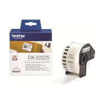 Brother DK-22225 - Papper - svart på vitt - Relle (3,8 cm x