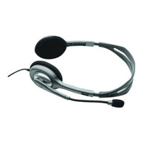 Logitech Stereo Headset H110 - Headset - på örat -
