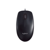 Logitech M90 - Mus - höger- och vänsterhänta - optisk -