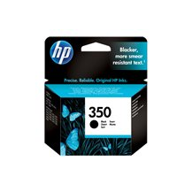 HP 350 - 4.5 ml - svart - original - bläckpatron - för