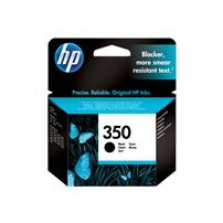 HP 350 - 4.5 ml - svart - original - bläckpatron - för