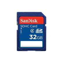 SanDisk Standard - Flash-minneskort - 32 GB - Class 4 - SDHC