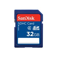 SanDisk Standard - Flash-minneskort - 32 GB - Class 4 - SDHC