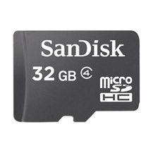 SanDisk - Flash-minneskort - 32 GB - Class 4 - microSDHC -