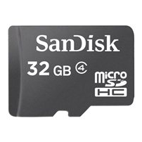 SanDisk - Flash-minneskort - 32 GB - Class 4 - microSDHC -