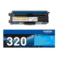 Brother TN320C - Cyan - original - tonerkassett - för