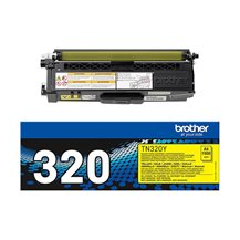 Brother TN320Y - Gul - original - tonerkassett - för