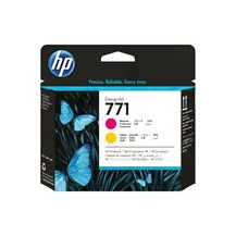 HP 771 - Gul, magenta - skrivhuvud - för DesignJet Z6200,
