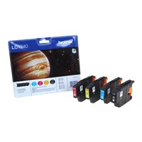 Brother LC1240 Value Pack - 4-pack - svart, gul, cyan,