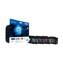 Brother LC1280XLVALBP - 4-pack - svart, gul, cyan, magenta