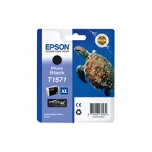 Epson T1571 - 25.9 ml - foto-svart - original - blister -
