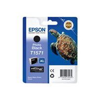 Epson T1571 - 25.9 ml - foto-svart - original - blister -