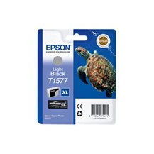 Epson T1577 - 25.9 ml - gråsvart - original - blister -