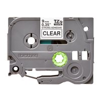 Brother TZe-S121 - Extrastark häftning - svart på klar -