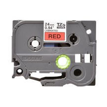 Brother TZe-451 - Standardlim - svart på röd - Rulle ( 2,4