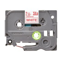 Brother TZe-222 - Rött på vitt - Rulle (0,9 cm x 8 m) 1