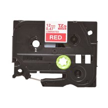 Brother TZe-435 - Vitt på rött - Rulle (1,2 cm x 8 m) 1