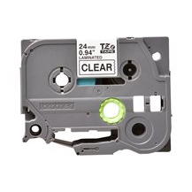 Brother TZe-151 - Självhäftande - svart på klar - Rulle (