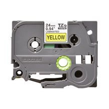 Brother TZe-651 - Självhäftande - svart på gult - Rulle (