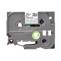 Brother TZe-145 - Standardlim - vit på transparent - Rulle