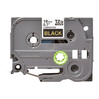 Brother TZe-344 - Standardlim - guld på svart - Rulle (1,8