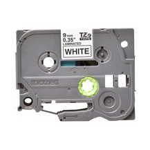 Brother TZe-221 - Självhäftande - svart på vitt - Rulle