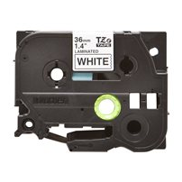 Brother TZe-261 - Självhäftande - svart på vitt - Rulle 3,6