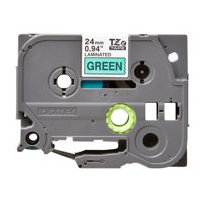 Brother TZe-751 - Svart på grön - Rulle ( 2,4 cm x 8 m) 1