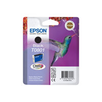 Epson T0801 - 7.4 ml - svart - original - blister -