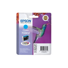 Epson T0802 - 7.4 ml - cyan - original - blister -