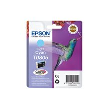 Epson T0805 - 7.4 ml - ljus cyan - original - blister -