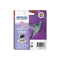 Epson T0806 - 7.4 ml - ljus magenta - original - blister -