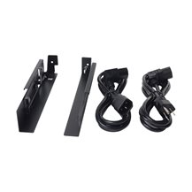 APC - Monteringssats till KVM-konsolrack - svart - 1U -