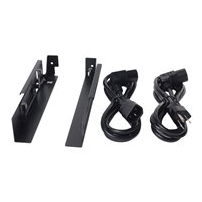 APC - Monteringssats till KVM-konsolrack - svart - 1U -